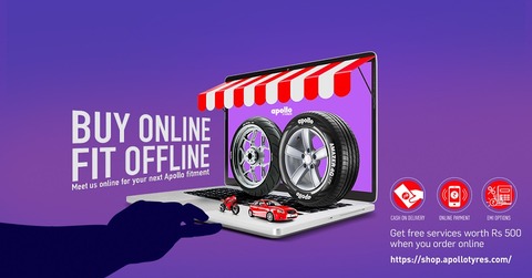 Apollo launches new on-line sales platform for tires