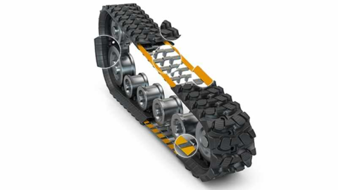 Trelleborg launches all-season rubber track for compact track loader applications